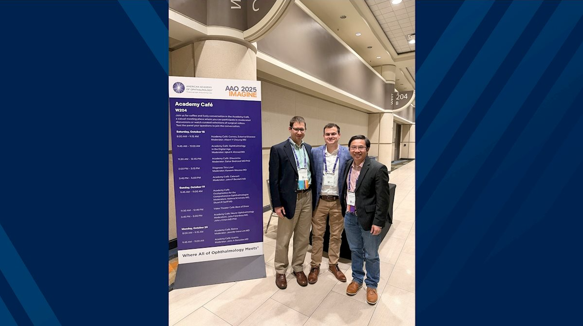 WVU ophthalmologists recognized for collaboration and innovation in unique glaucoma surgery case